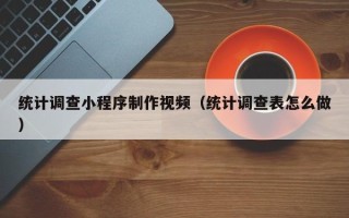 张家口统计调查小程序制作视频（统计调查表怎么做）