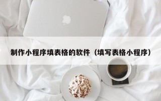 张家口制作小程序填表格的软件（填写表格小程序）